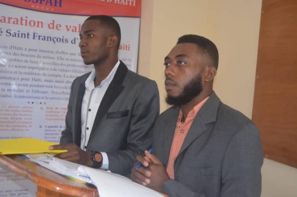 Soutenance à la Faculté d’Agronomie de l’Université Saint François d’Assise d’Haïti (USFAH)